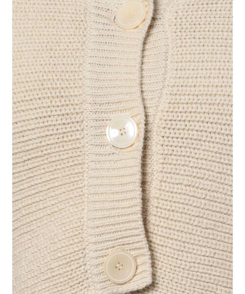 LAGUNAMOON(ラグナムーン)の「ショートボレロニットカーディガン(カーディガン/ボレロ・レディース・ホワイト/ベージュ/ネイビー・FREE)」の8枚目の写真