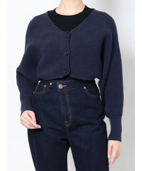 LAGUNAMOON(ラグナムーン)の「ショートボレロニットカーディガン(カーディガン/ボレロ・レディース・ホワイト/ベージュ/ネイビー・FREE)」の19枚目の写真