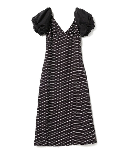 Ray BEAMS（レイビームス）の「sister jane / Polka Midi Dress（ワンピース・レディース・ブラック・SMALL）」の2枚目の写真