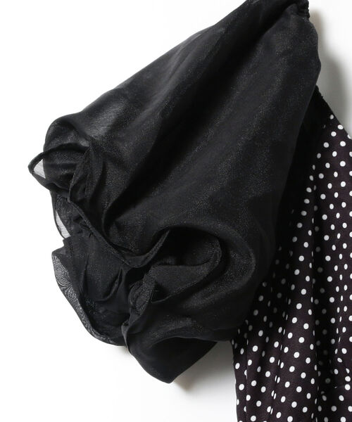 Ray BEAMS（レイビームス）の「sister jane / Polka Midi Dress（ワンピース・レディース・ブラック・SMALL）」の5枚目の写真