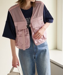 CIAOPANIC TYPY | 【GRAND CANYON】ナイロンパイピングマルチレイヤーベスト(ベスト)