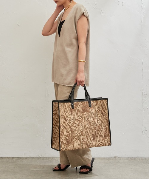 A VACATION（アヴァケーション）の「【A VACATION】トートバッグ/TANK（トートバッグ・レディース・ブラック・FREE）」の5枚目の写真