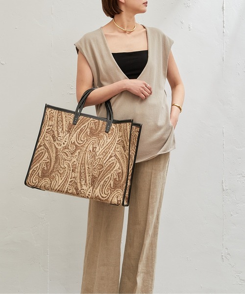 A VACATION（アヴァケーション）の「【A VACATION】トートバッグ/TANK（トートバッグ・レディース・ブラック・FREE）」の3枚目の写真