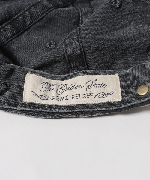 REMI RELIEF(レミレリーフ)の「REMI RELIEF/レミレリーフ SP加工CAP(ハード) キャップ(キャップ・メンズ・ホワイト/ブラック/ブラウン・ONE SIZE)」の11枚目の写真