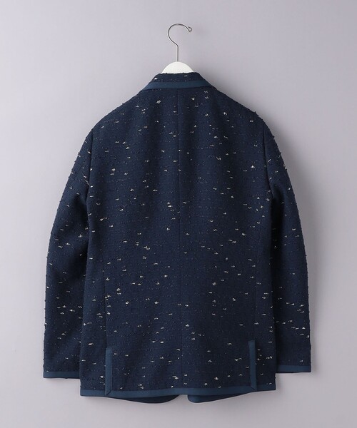 District(ディストリクト)の「<District> スラブ パイピング 3Bジャケット(テーラードジャケット・メンズ・ネイビー・S)」の4枚目の写真