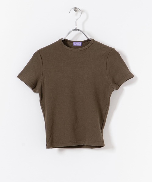 COOME（コーメ）の「COOME　BABY SS T-SHIRTS（Tシャツ/カットソー・レディース・ブラック/カーキ/オフホワイト・MEDIUM）」の3枚目の写真