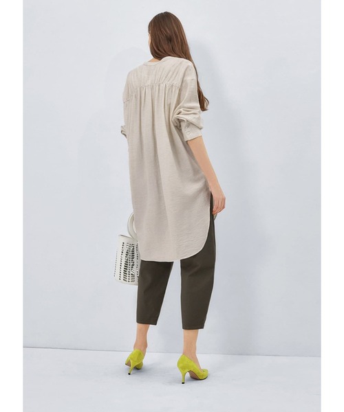 STYLEDELI デコルテピンタックチュニックブラウス スタイルデリ