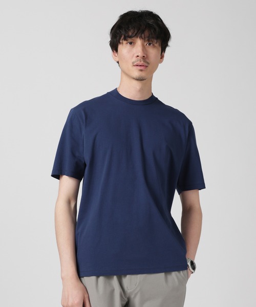 NANO universe（ナノユニバース）の「ジャケT 半袖（Tシャツ/カットソー・メンズ・グレー系その他4/ブラック/チャコール/ホワイト/ネイビー/サックスブルー・XL/M/S/L）」の5枚目の写真