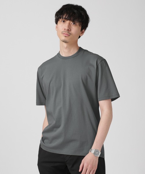 NANO universe（ナノユニバース）の「ジャケT 半袖（Tシャツ/カットソー・メンズ・グレー系その他4/ブラック/チャコール/ホワイト/ネイビー/サックスブルー・XL/M/S/L）」の3枚目の写真