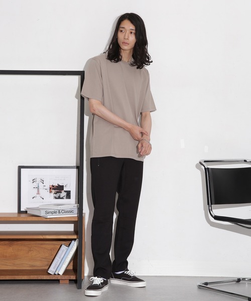 NANO universe（ナノユニバース）の「ジャケT 半袖（Tシャツ/カットソー・メンズ・グレー系その他4/ブラック/チャコール/ホワイト/ネイビー/サックスブルー・XL/M/S/L）」の15枚目の写真