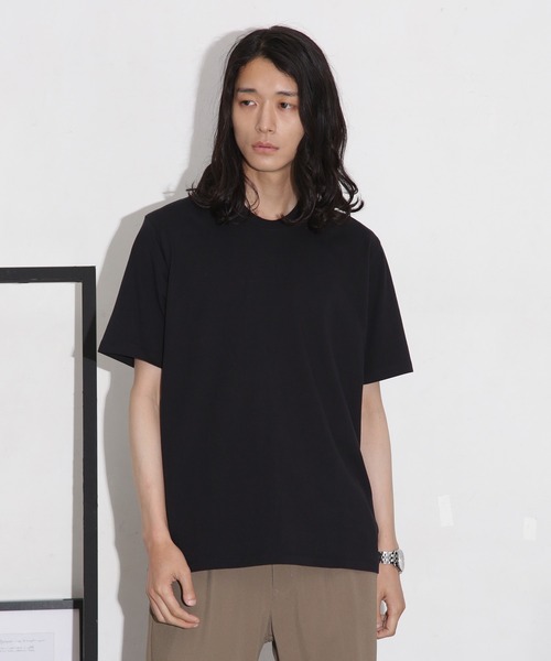 NANO universe（ナノユニバース）の「ジャケT 半袖（Tシャツ/カットソー・メンズ・グレー系その他4/ブラック/チャコール/ホワイト/ネイビー/サックスブルー・XL/M/S/L）」の21枚目の写真