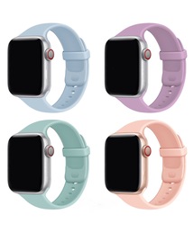 【OKUOKU 0909】Apple Watch Band / アップルウォッチ バンド スポーツバンド 4本セット oku-awatchset-2