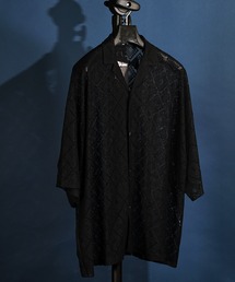 ビッグシルエット レースシャツ
