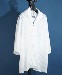 MEMENTISM（メメントイズム）の「ビッグシルエット レースシャツ（シャツ/ブラウス）」