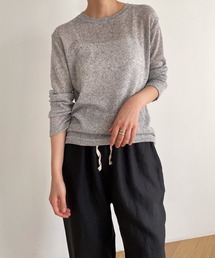 CANAL JEAN | El mar(エルマール) リネン混リブロングTシャツ(Tシャツ/カットソー)