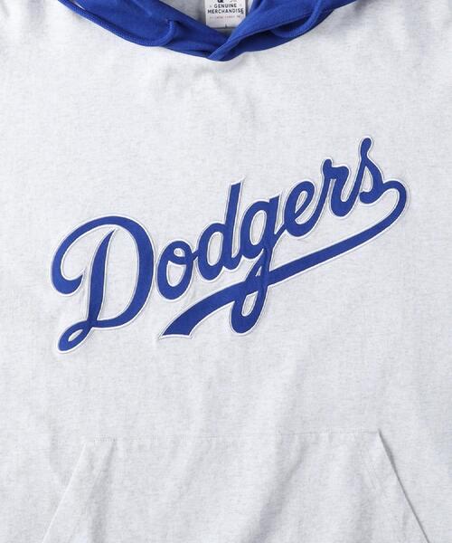 MLB(メジャーリーグベースボール)の「MLB(エムエルビー)【メンズ】チームプリント半袖Tパーカー(Tシャツ/カットソー・メンズ・ライトグレー/ブラック/グリーン・M/S/L/XL)」の7枚目の写真