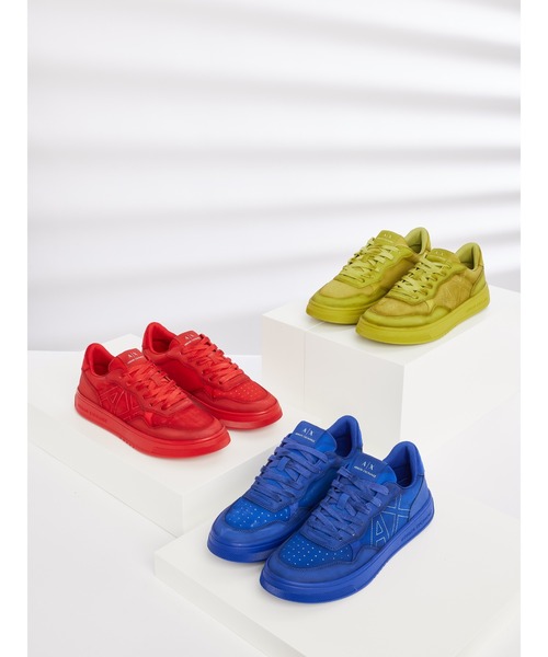 関税込 A/X ARMANI EXCHANGE ロゴ ローカットスニーカー ARMANI EXCHANGE スニーカー 「A|X アルマーニ エクスチェンジ