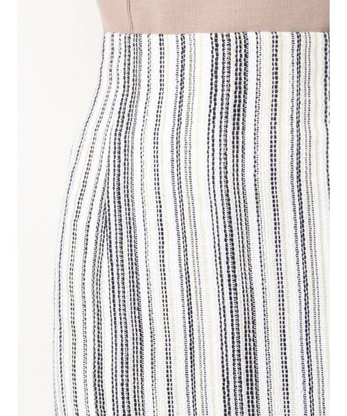 RESEXXY（リゼクシー）の「シャイニーツイードマーメイドスカート（スカート・レディース・ベージュ/ネイビー/アイボリー・FREE）」の4枚目の写真