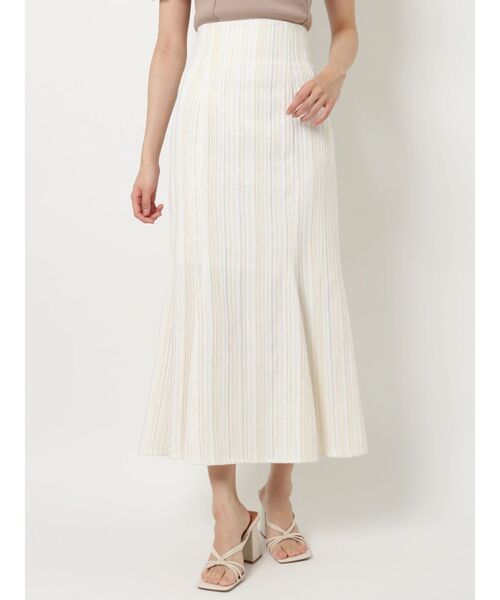 RESEXXY（リゼクシー）の「シャイニーツイードマーメイドスカート（スカート・レディース・ベージュ/ネイビー/アイボリー・FREE）」の11枚目の写真