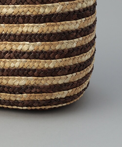 FREAK'S STORE（フリークスストア）の「ストローボーダーバッグ（かごバッグ・レディース・ブラウン/ネイビー・ONE SIZE）」の8枚目の写真