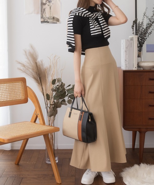 Miniministore（ミニミニストア）の「配色 ハンドバッグ（ハンドバッグ・レディース・ワインレッド/ベージュ/ゴールド/ミント・FREE）」の7枚目の写真