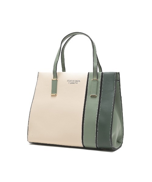 Miniministore（ミニミニストア）の「配色 ハンドバッグ（ハンドバッグ・レディース・ワインレッド/ベージュ/ゴールド/ミント・FREE）」の17枚目の写真