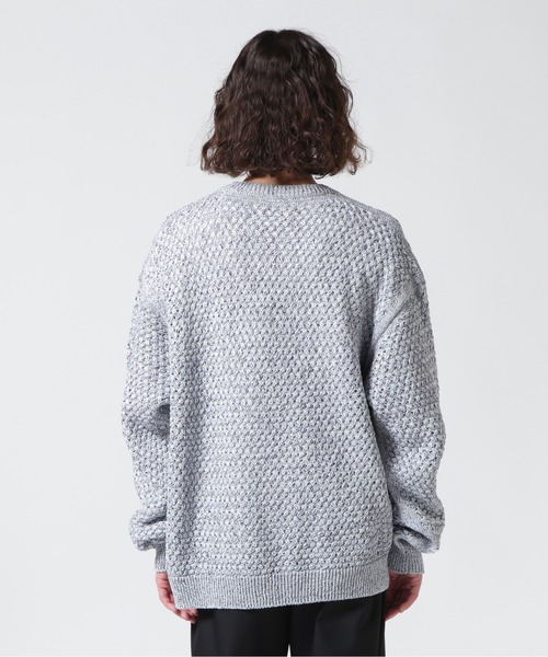 YOKE（ヨーク）の「YOKE/ヨーク/MESH CREWNECK SWEATER