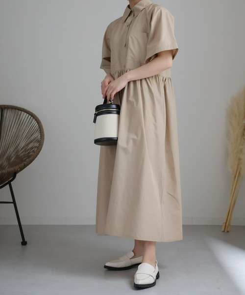 *Zimmermann*リネン フラワーシャツワンピース ボリューム袖 Zimmermann*リネン フラワーシャツワンピース ボリューム袖