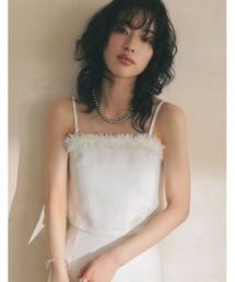 Re:EDIT | [2023 SUMMER PRE ORDER]2WAYサマーツイードビスチェ(キャミソール)
