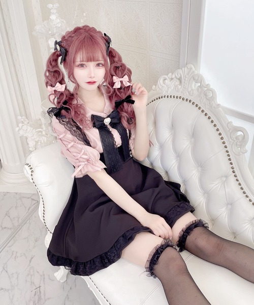 ★激レア★mars マーズ バラ柄 フレアスカートパンツ♡美品♡ MA*RS（アメーバーマーズ）の「パールハートフレアスカート
