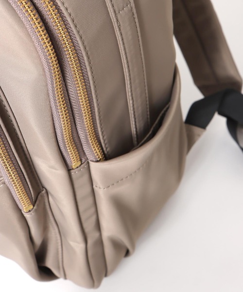 Three Four Time（ｽﾘｰﾌｫｰﾀｲﾑ）の「PC収納ポケット付きリュック（バックパック/リュック・レディース・ブラック/ベージュ/グレー/カーキ・FREE）」の18枚目の写真