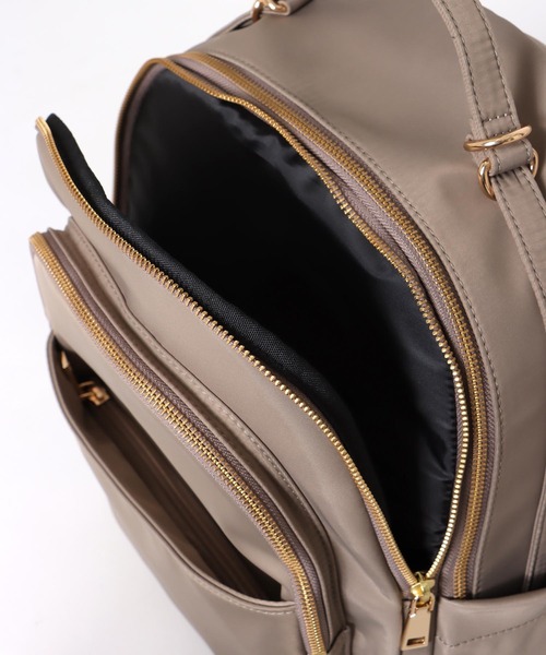 Three Four Time（ｽﾘｰﾌｫｰﾀｲﾑ）の「PC収納ポケット付きリュック（バックパック/リュック・レディース・ブラック/ベージュ/グレー/カーキ・FREE）」の20枚目の写真