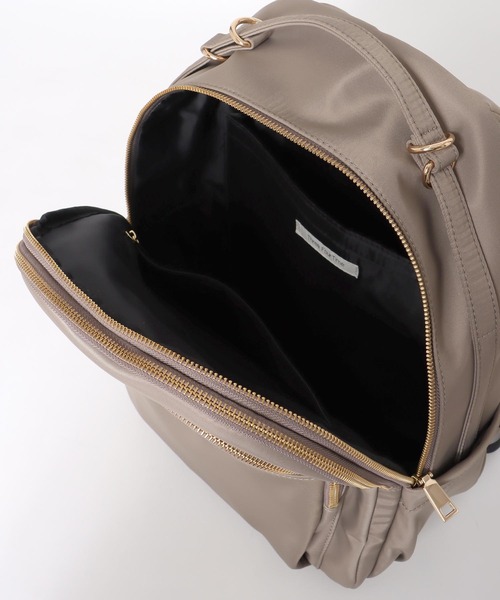 Three Four Time（ｽﾘｰﾌｫｰﾀｲﾑ）の「PC収納ポケット付きリュック（バックパック/リュック・レディース・ブラック/ベージュ/グレー/カーキ・FREE）」の21枚目の写真