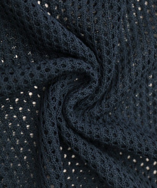 select MOCA(セレクトモカ)の「リネンタッチメッシュニットトップス(ニット/セーター・レディース・アイボリー/ブラック/ブルー/グリーン/ブラウン/グレイッシュベージュ・FREE)」の17枚目の写真