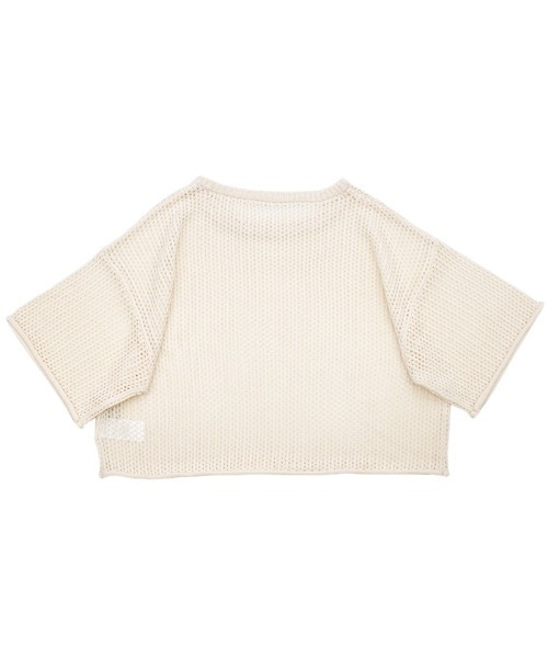 select MOCA(セレクトモカ)の「【定番】リネンタッチメッシュニットトップス(ニット/セーター・レディース・アイボリー/ブラック/ブルー/グリーン/ブラウン/グレイッシュベージュ・FREE/LARGE)」の21枚目の写真