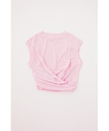 BACK TIE SLEEVELESS トップス