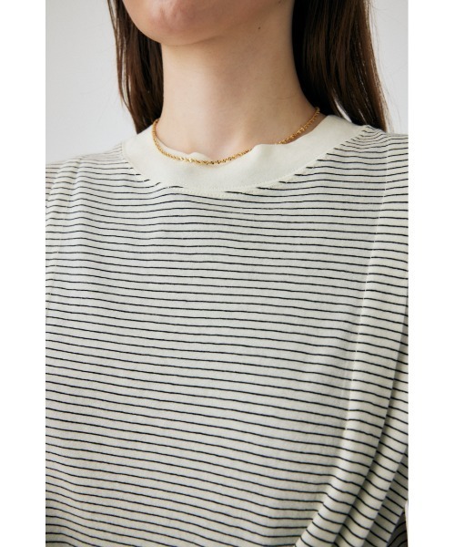 MOUSSY（マウジー）の「BACK TIE SLEEVELESS トップス（タンクトップ・レディース・ブラック/ホワイト系その他/ライトピンク・FREE）」の10枚目の写真