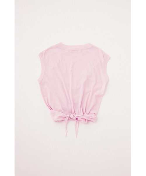 MOUSSY（マウジー）の「BACK TIE SLEEVELESS トップス（タンクトップ・レディース・ブラック/ホワイト系その他/ライトピンク・FREE）」の17枚目の写真