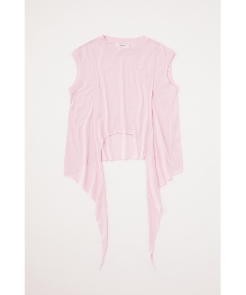 MOUSSY（マウジー）の「BACK TIE SLEEVELESS トップス（タンクトップ・レディース・ブラック/ホワイト系その他/ライトピンク・FREE）」の19枚目の写真