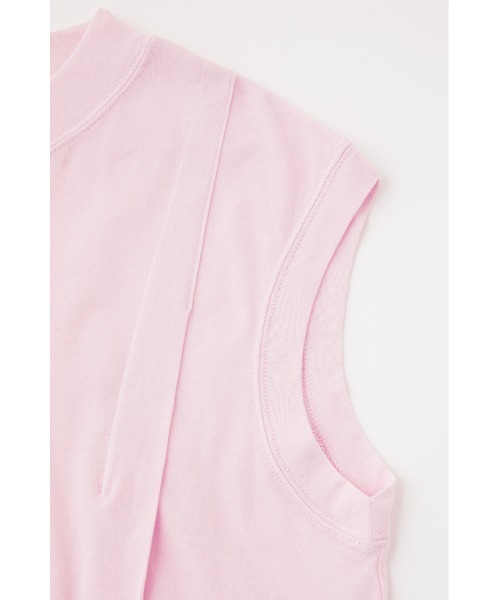 MOUSSY（マウジー）の「BACK TIE SLEEVELESS トップス（タンクトップ・レディース・ブラック/ホワイト系その他/ライトピンク・FREE）」の22枚目の写真