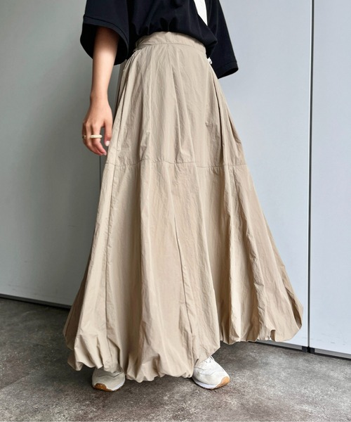 CPCM(シーピーシーエム)の「タフタバルーンスカート(スカート・レディース・オフホワイト/カーキ/ベージュ/ブラック/モカ・FREE)」の20枚目の写真