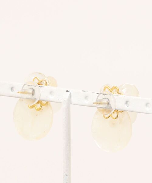 tone(トーン)の「【amechan】海の泡(ピアス)(MA)(ピアス(両耳用)・レディース・ホワイト/ゴールド・FREE)」の8枚目の写真