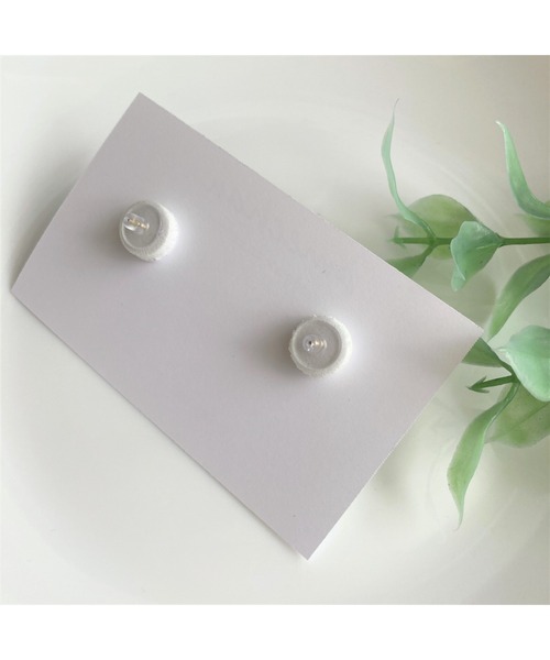 tone(トーン)の「【amechan】海の泡(ピアス)(MA)(ピアス(両耳用)・レディース・ホワイト/ゴールド・FREE)」の5枚目の写真