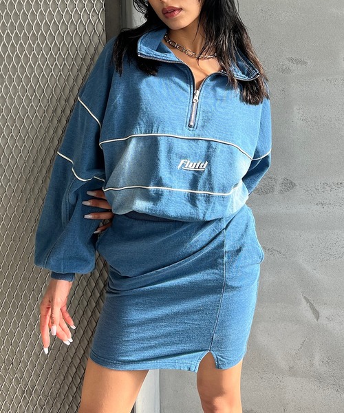 ROGER AND RAW（ロジャーアンドロウ）の「セパレート風ハーフジップ