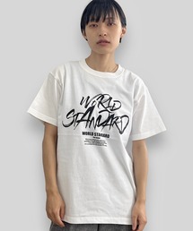 WORLD STANDARD（ワールドスタンダード）の「WORLD STANDARD/ワールドスタンダード ロゴプリント 半袖Tシャツ WSHT-001（Tシャツ/カットソー）」