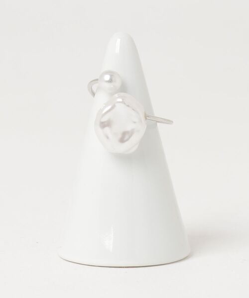 ＊新品＊rerere レレレさん Mal. バロック淡水 リング シルバー925 サイズフリー 天然淡水バロックパールリング（リング）｜Ritomo