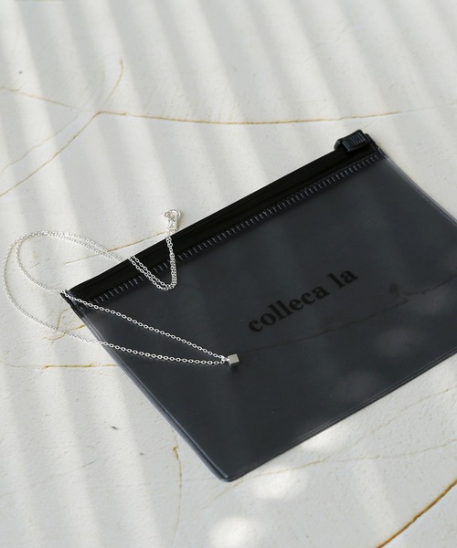 colleca la（コレカラ）の「[silver925]キューブネックレス〈金属アレルギー対応〉（ネックレス・レディース・シルバー/ゴールド・ﾌﾘ-）」の10枚目の写真