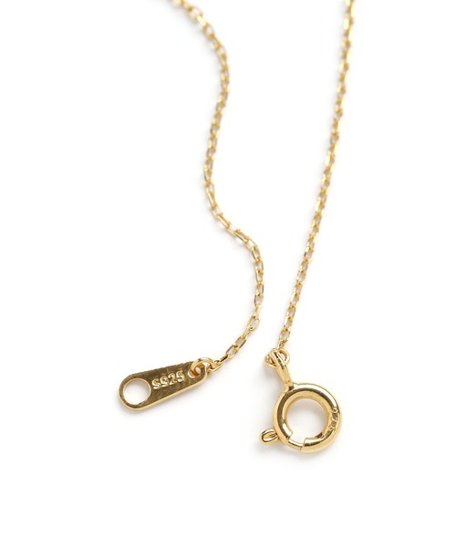 colleca la（コレカラ）の「[silver925]キューブネックレス〈金属アレルギー対応〉（ネックレス・レディース・シルバー/ゴールド・ﾌﾘ-）」の3枚目の写真