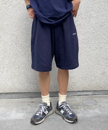 ワンポイント刺繍スウェットハーフパンツ