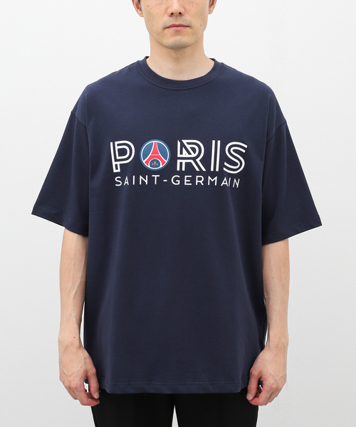 EDIFICE(エディフィス)の「【Paris Saint-Germain】トリコロール インライン プリントTシャツ(Tシャツ/カットソー・メンズ・ホワイト/ネイビー・X-LARGE/SMALL/LARGE/MEDIUM)」の3枚目の写真